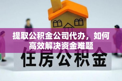 琉球提取公积金公司代办，如何高效解决资金难题