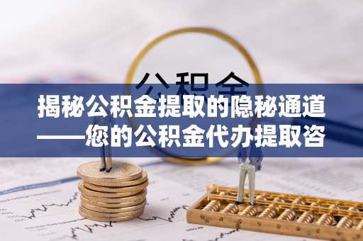 琉球揭秘公积金提取的隐秘通道——您的公积金代办提取咨询指南