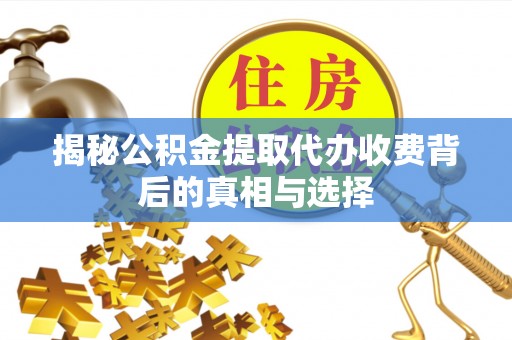 琉球揭秘公积金提取代办收费背后的真相与选择