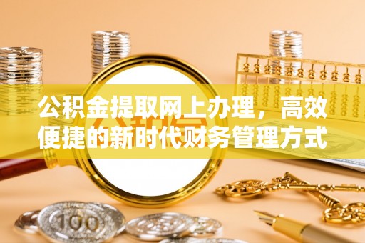 琉球公积金提取网上办理，高效便捷的新时代财务管理方式