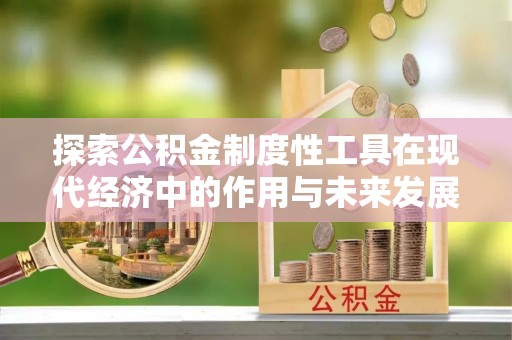 琉球探索公积金制度性工具在现代经济中的作用与未来发展