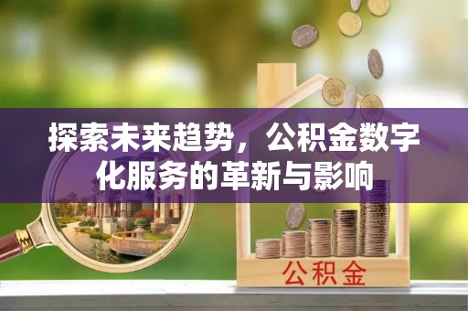 琉球探索未来趋势，公积金数字化服务的革新与影响