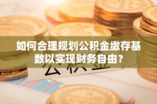 琉球如何合理规划公积金缴存基数以实现财务自由？