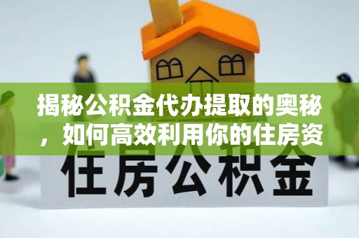 琉球揭秘公积金代办提取的奥秘，如何高效利用你的住房资金
