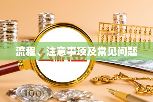 琉球流程、注意事项及常见问题