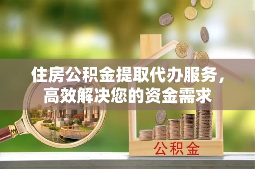 琉球住房公积金提取代办服务，高效解决您的资金需求