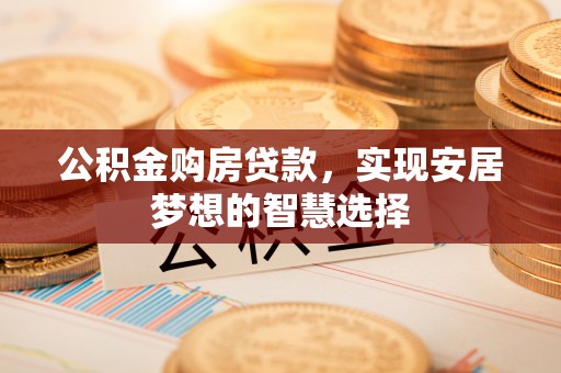琉球公积金购房贷款，实现安居梦想的智慧选择