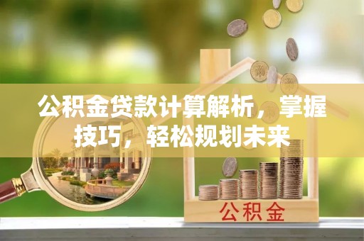 琉球公积金贷款计算解析，掌握技巧，轻松规划未来